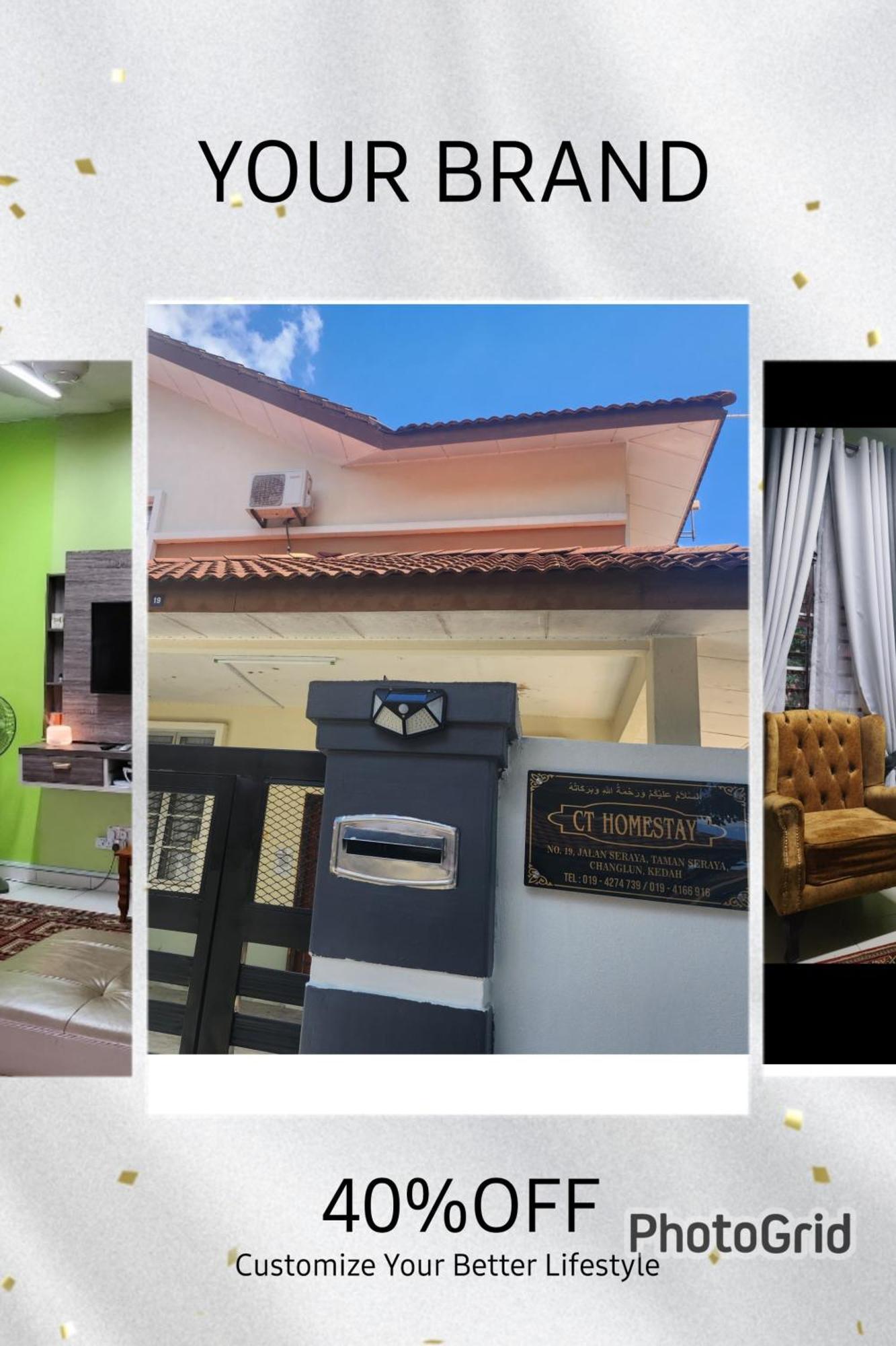Ct Homestay Changlun Exterior foto